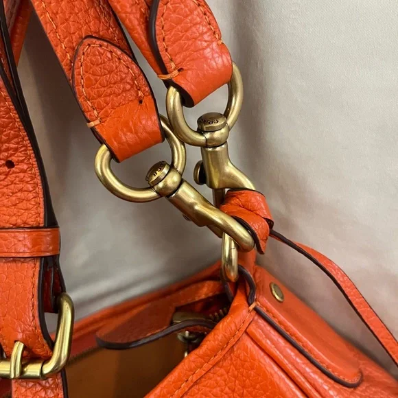 Coach Vibrant Orange Shoulder Bag - Picture 9 of 9